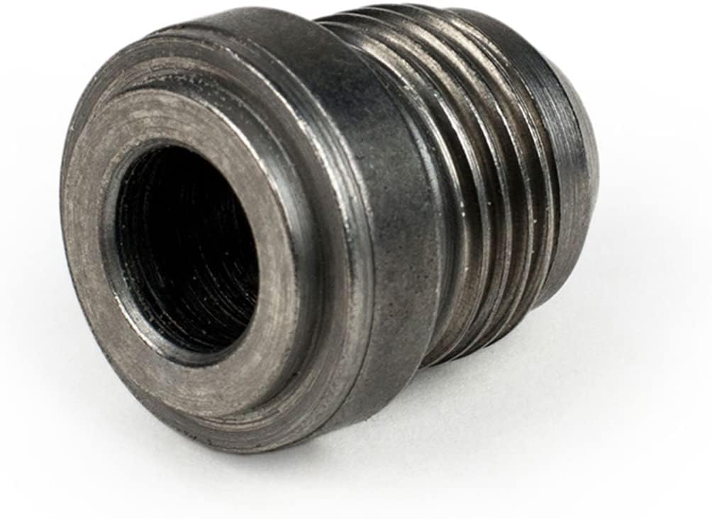 System1 Designs -10AN Anodized Straight Male Weld on Fitting Bung Mild Steel End Nipple (2 Pack), Performance Fittings Plumbing Components Material Precision Machined Properly Resistant