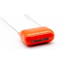 5pcs VISHAY MKT367 220NF 224 250V 10% Radial Dipped Orange Drop CAPACITORS 0.22UF 250V