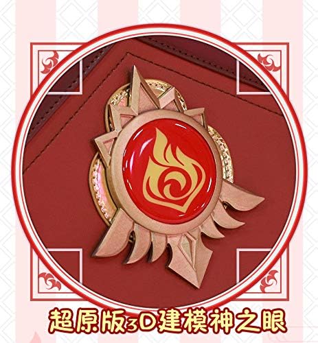 Vista 6 de NW Anime Genshin Impact Klee Spark Knight Linda mochila de juego Proyecto Klee Bolsas de hombro Lolita Bolsa Cosplay Regalos, Eed, Mochila y muñeca