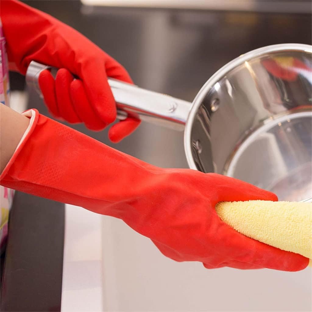 Household Cleaning Gloves Dishwashing Rubber Waterproof Protection Your Hand