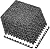 SUPERJARE 0.4'' Thick 12 Pcs 48 Sq Ft Rubber Top Exercise Equipment Mats, High Density EVA Foam Mats with Rubber Top, Interlocking Gym Flooring for Home Gym, Protective Workout Mat, Black/Grey