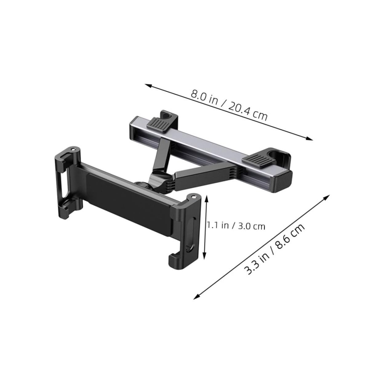 HOMOCONO Car Headrest Tablet Holder Adjustable Rotation Mount for Backseat Use Durable and Design for Tablets and Cellphones Cars