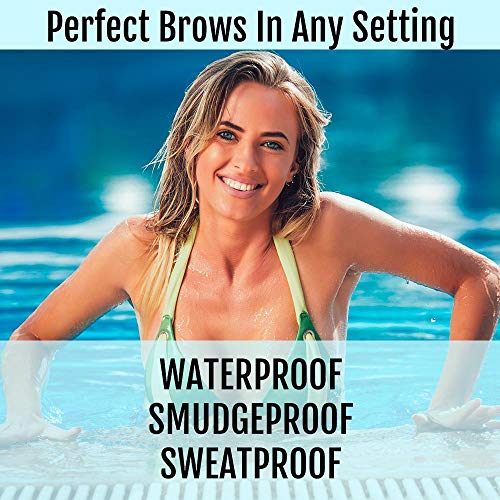 Baeblu Organic Tinted Eyebrow Pomade, Shape Define Fill, 100% Natural, Made In Usa, Dark #TOP5