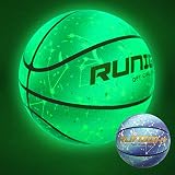 RUNIGHT Basketball - Glow in The Dark Basketballs - Official Size 5 Ball for Night Games - Green Lig