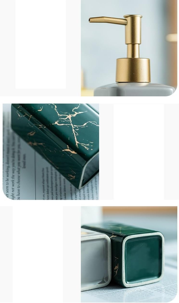 Kitchen Soap Dispenser Soap Dispenser, Shampoo Bottle, Lotion Press Bottle, Hotel Club Press, Simple Hand Soap and Shower Gel Bottle Bathroom Soap Dispenser(Orange)