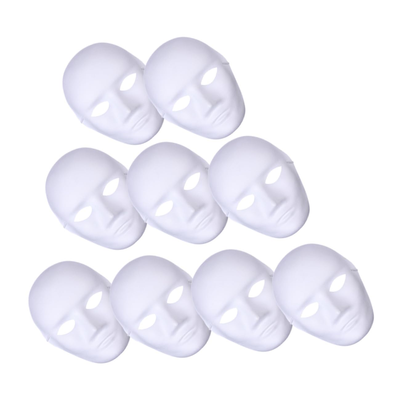 LIFKOME 36pièces Masques Pulpé à Peindre Lot De Masques Pour Et Accessoires De Mascarade Et Décoration
