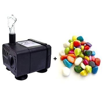 Live with Alive Sobo WP-3200 Submersible Aquarium Water Pump (Free!!! Multicolor Pebbles Stone 250g)