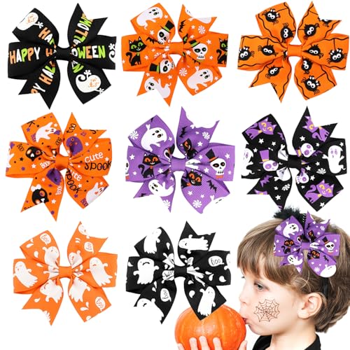 Halloween Bow Hairpins