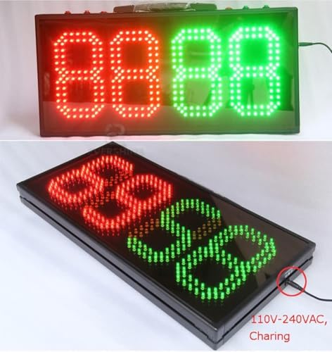 Marcador electrónico sustitución fútbol LED simple miniatura 3
