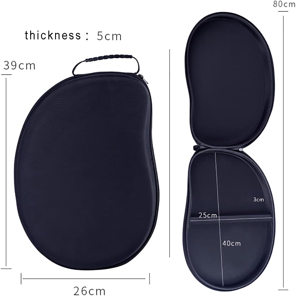 Lyre Harp Bag, Universal Thickened Shockproof EVA Piano case Outdoor Portable Musical Instrument Storage Bag Harps