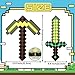 Dpucle Pickaxe and Sword Toys,Foam Sword for Game Role-Play,Weapons,Halloween Christmas and Parties,Gift for Video Game Fans