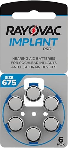 RAYOVAC® Size 675 COCHLEAR IMPLANT Batteries - Child