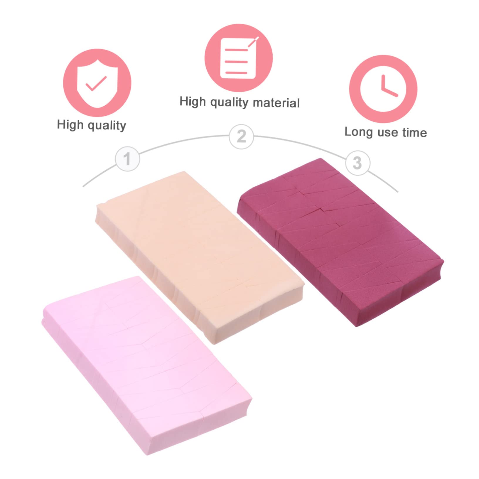 Healeved 216pezzi Spugnette Makeup Per Triangolari Utilizzabili e Facili e Riutilizzabili