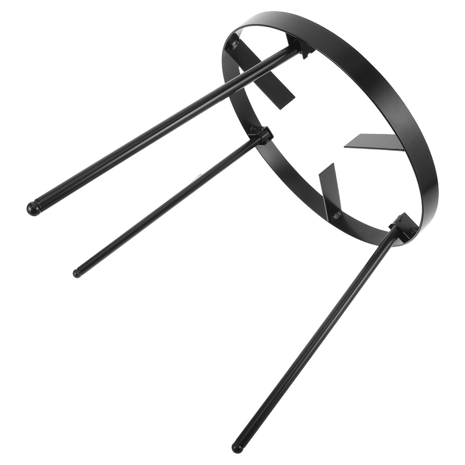 Sosoport Trépied Cuisine Portable D'extérieur en Fer Noir pour Barbecue