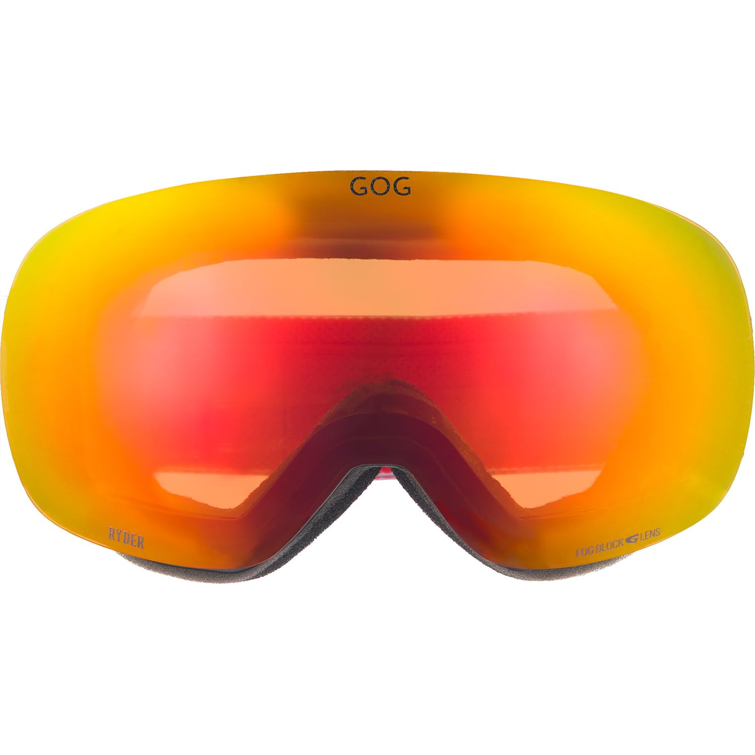 GOG - Gogle narciarskie unisex Ryder UV400 z lustrzanymi szkłami