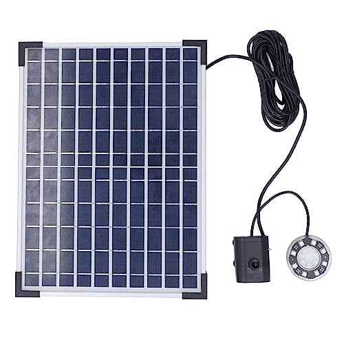Bomba solar para estanque con batería de 4400mAh que funciona sin luz directa 2