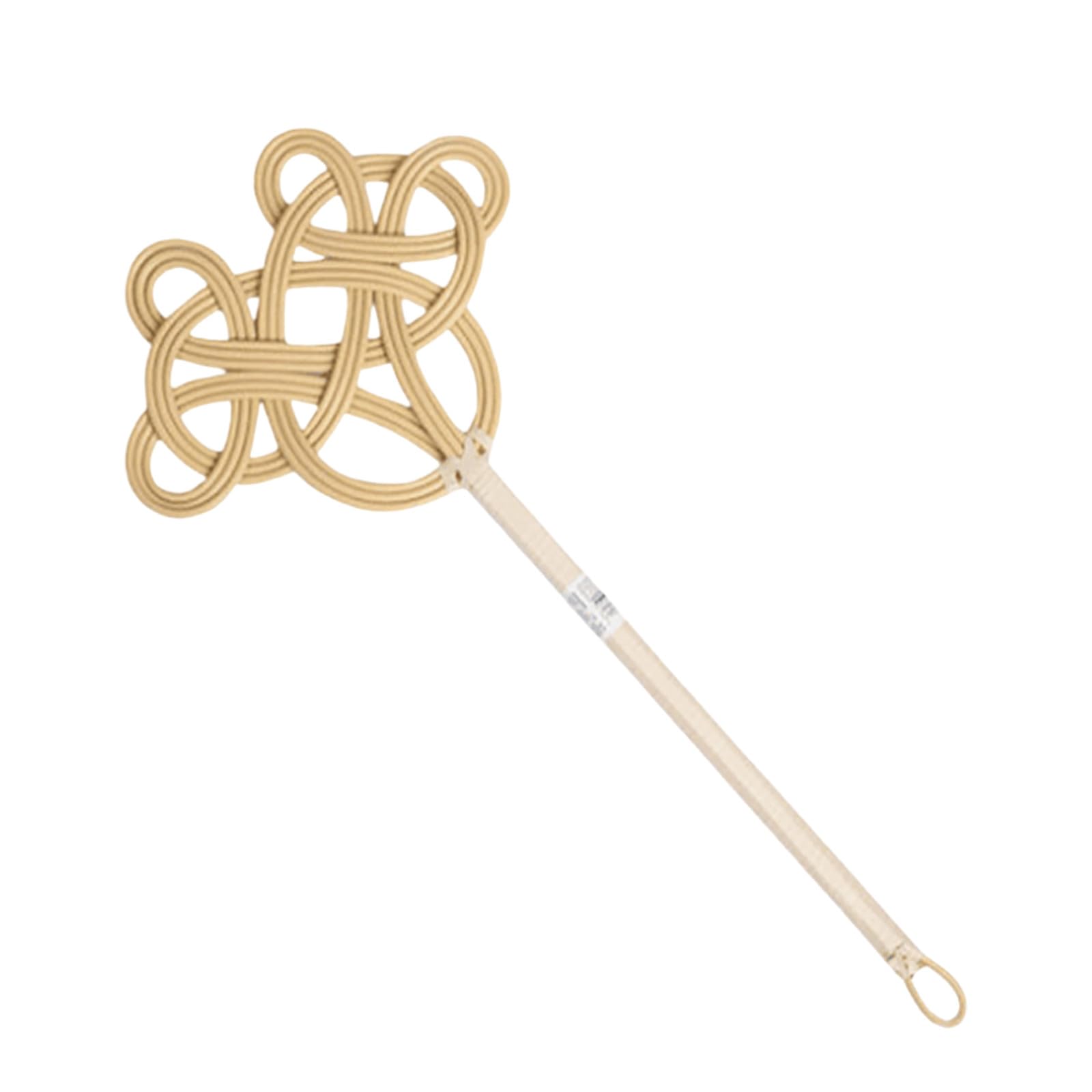 2026 Battitore per tappeti in rattan, frusta manuale per tappeti con manico manuale per spolverare tappeto manuale (beige, 60 cm) per Natale