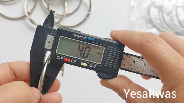 Amazon | Yesallwas カードリング 80mm (3インチ) 12個セット