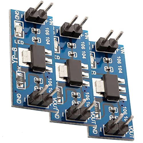 AZDelivery 3 x AMS1117 regulador de Voltaje 3.3V modulo para Raspberry Pi con eBook Incluido