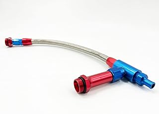7/8-20'' Red & blue Fuel Line for Holley Carburetor double pumper 4150 4160