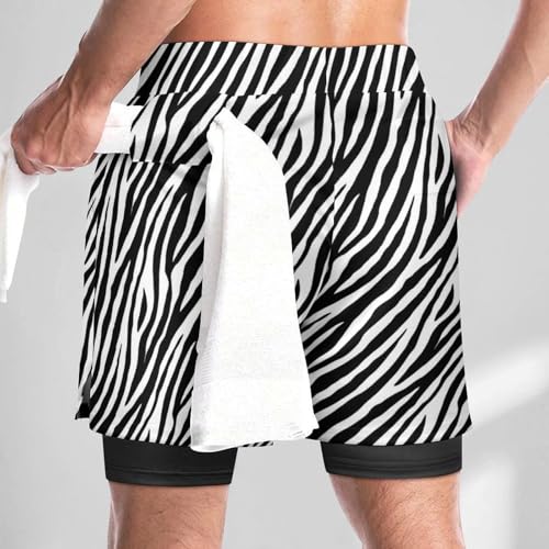 Mens Workout Running Shorts Lightweight Swim Trunks Board Shorts for Men with Pockets2