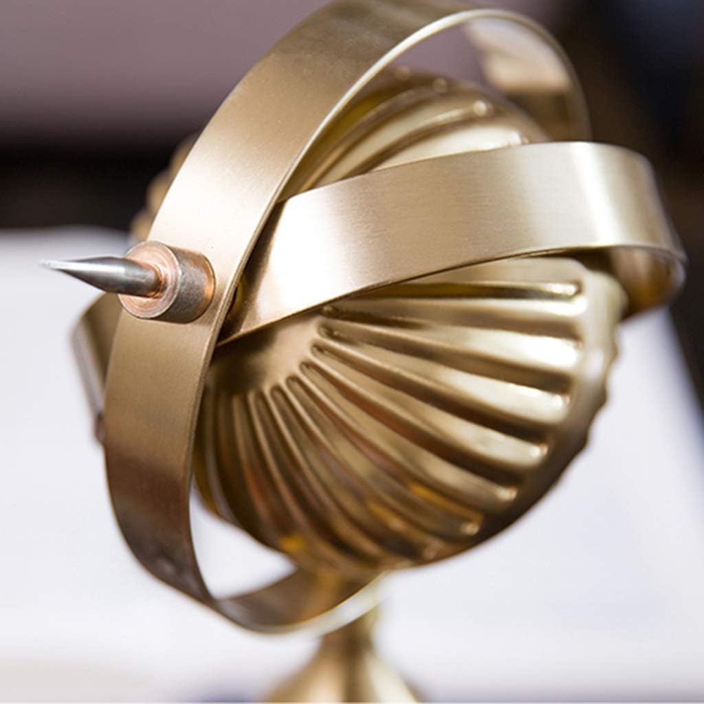 Home Decoration-Copper Colored Finish Tabletop Decorative Globe Ideal Gift for Wedding Teacher College Student Dorm Study Den