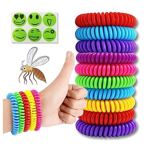 Pulseras Repelentes de Mosquitos 10 Piezas, con Aceites Esenciales a Citronela y Menta de Protección contra Insectos a Largo Plazo para Niños y Adultos, Pulsera Mosquitos Natural sin DEET