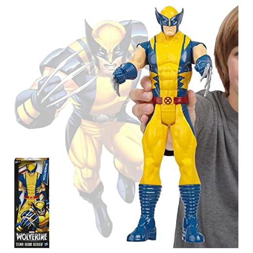 TheAvengers Titan Hero Series Yellow Wolverine 12-inch Tall Action Figure from Xmens (254868954)