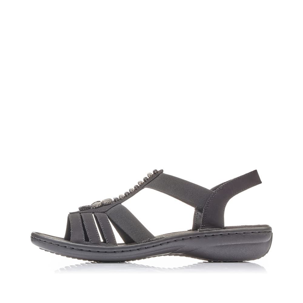 Rieker Damen Klassische Sandalen 60806, Frauen Sandalen