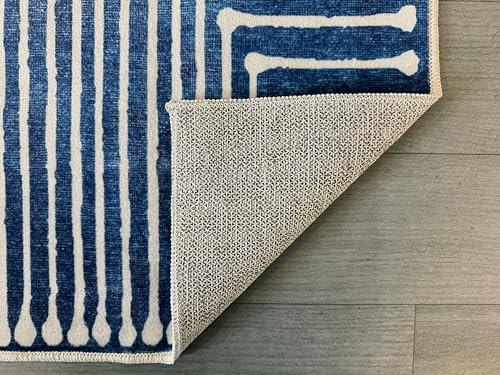 Tapete GLN Rugs Contemporary 2'x3' Lavable y Antideslizante miniatura 4