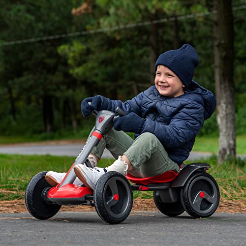 Rollplay Flex Kart 6V Electric Go Kart for Children Aged 2-5 Featuring Space-Saving Folding Function, Easy Push Start Button, and a Top Speed of 2 MPH, Green - Thumbnail 5