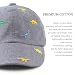 Pesaat Baby Schirmmütze Junge Baseballcap Baby Junge Baseballkappe mit Dinosaurier-Stickerei Sommermütze (Bestickter Dinosaurier, Gr.50cm(1-2Jahren))