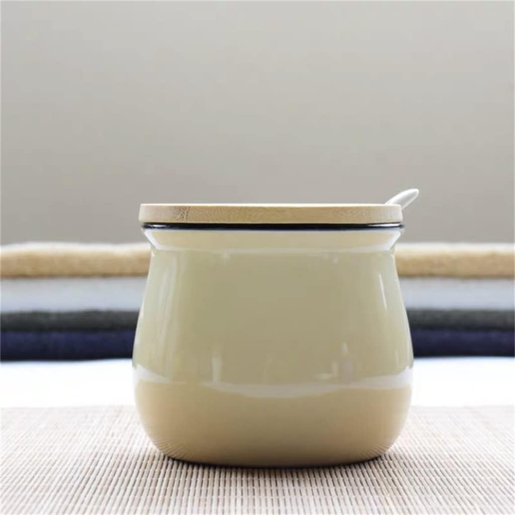 Seasoning jar Ceramic Spice Shaker Home Spice Jar Salt and Pepper Shaker Kitchen Spice Jar (Color : E, Size