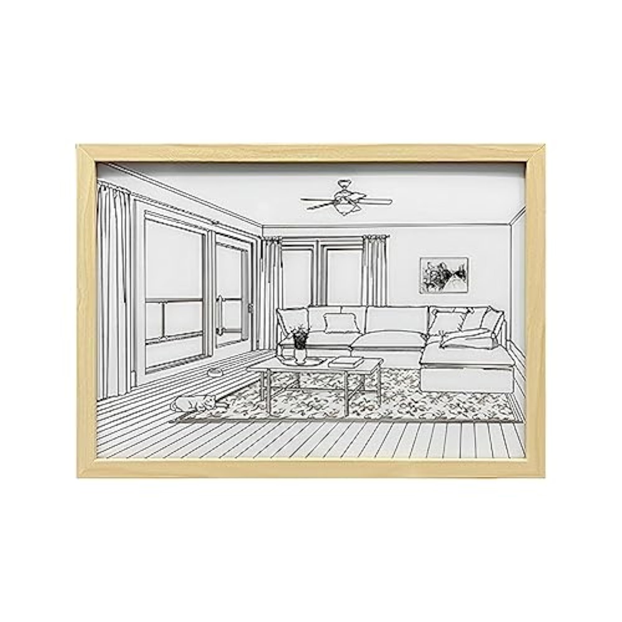 Dimmable Light Up Painting Wall Art Decor, Art Style B
