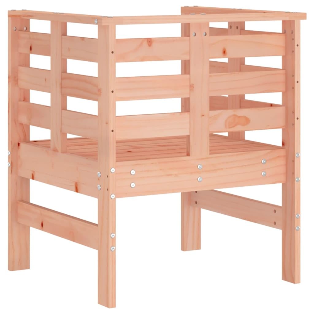 ZEYUAN Krzesła ogrodowe 2 szt. Drewniane Douglas Jodła 61,5x53x71 cm, Krzesła Tarasowe Zewnętrzne, Krzesło Plażowe Garden, Krzesła ogrodowe Zewnętrzne, Krzesła Balkonowe - 825133