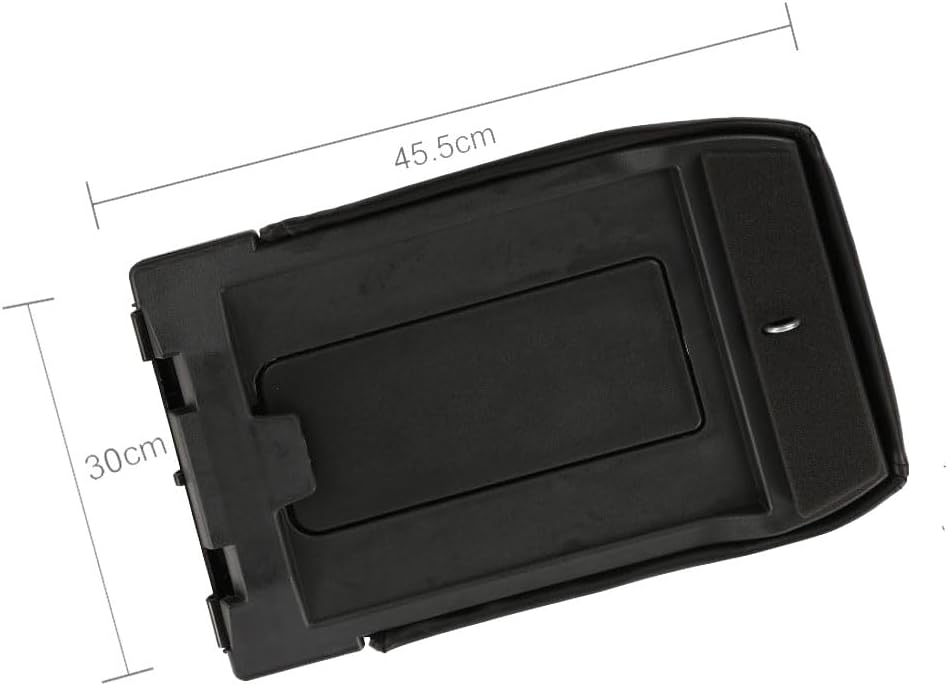 ALLGOOD Armrest Center Console Lid Repair Kit Black Compatible with 1999-2007 Chevy Silverado Avalanche Suburban GMC Sierra Yukon Cadillac Escalade