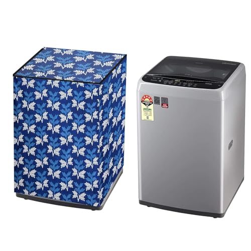 Image of Top Load Fully Autometic Washing Machine Cover Compatible With ifb samsung bosch whirlpool haier lg and All Brand Universal Size 7kg | 7.5kg | 8kg(Blue)