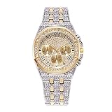 Angetrieben von japanischen Quarzwerk, für den täglichen Gebrauch geeignet, regenfest. Nicht zum Tauchen, Schwimmen, Arbeiten mit Wasser oder Unterwasseraktivitäten geeignet.