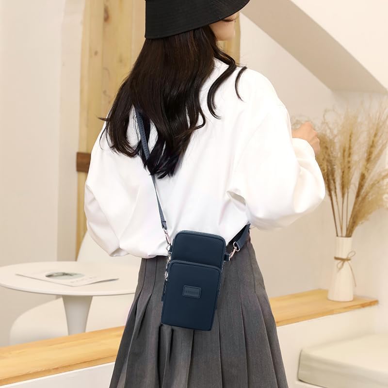 Miniatura 7 de Pequeñas bolsas cruzadas para mujer, bolsa universal para teléfono celular, bolsillos ligeros, mini bolso de hombro