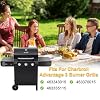 Hipoilk Grill Replacement Parts for Charbroil Advantage 3 Burner 463343015, 463370015, 463335115, Cast Iron Grill Grates, Heat Plates Tents, Burners and Igniters for Char-Broil 463343015 #1