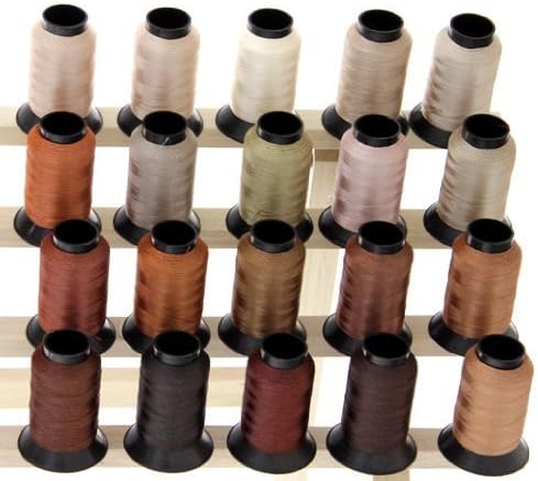 20 Spools BROWN Embroidery Machine Thread