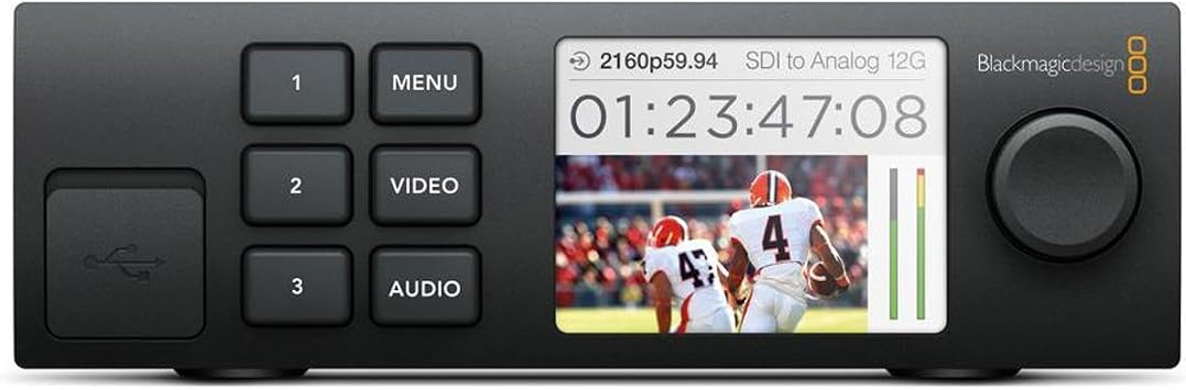 Blackmagic Design 003376 Converter Accessories Teranex Mini Rack Smart Panel Color LCD Screen