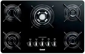 Consul Cooktop 5 Bocas Preto Cdd75Aeuna Bivolt