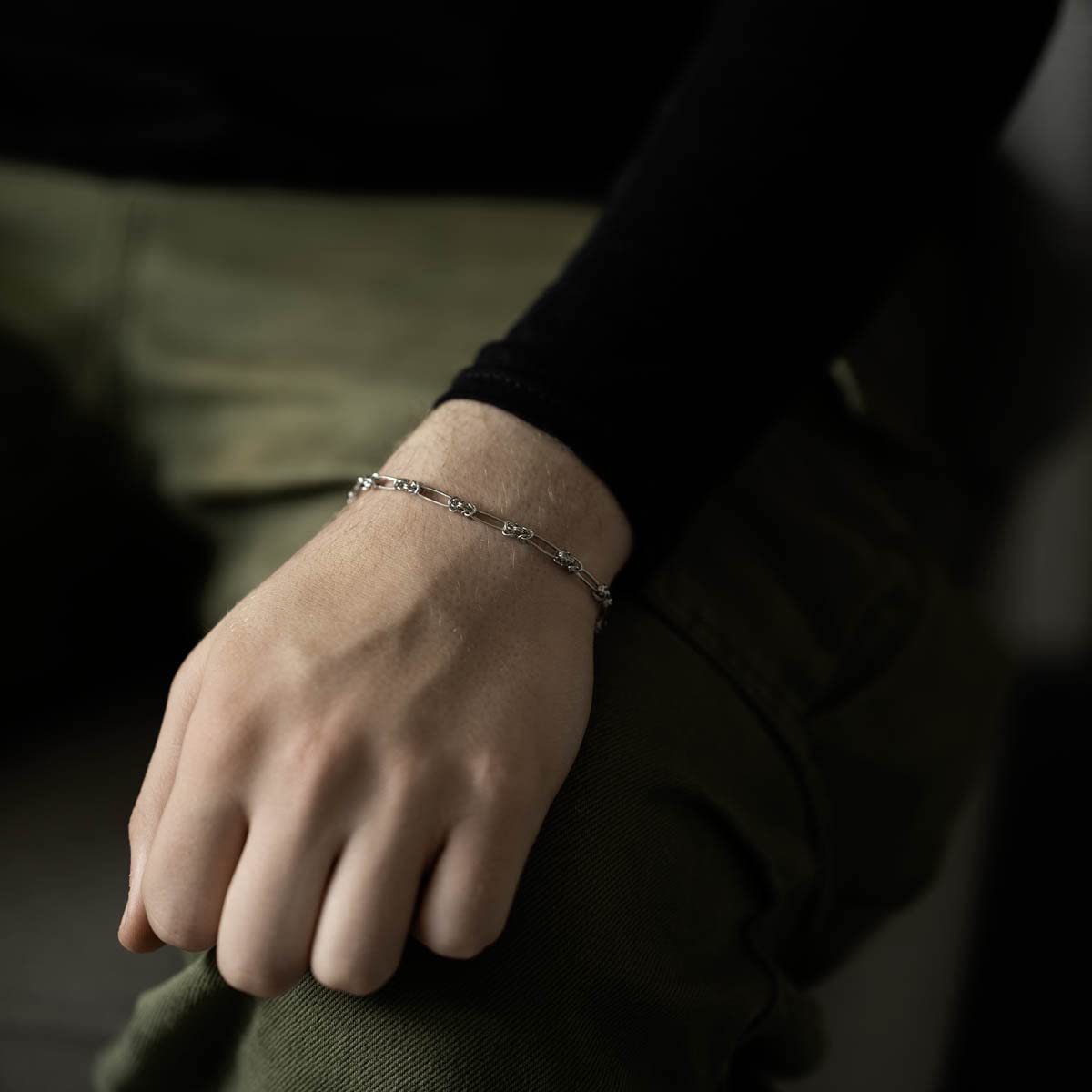 Königsketten Armband Frauen Silber 925 - Damen Armkette breit SA-65