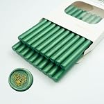 26 PCS Mini Glue Gun Wax Seal Stick for Stamp, Sealing Wax Sticks for Wedding Invitations, Cards, Envelopes (Brown)