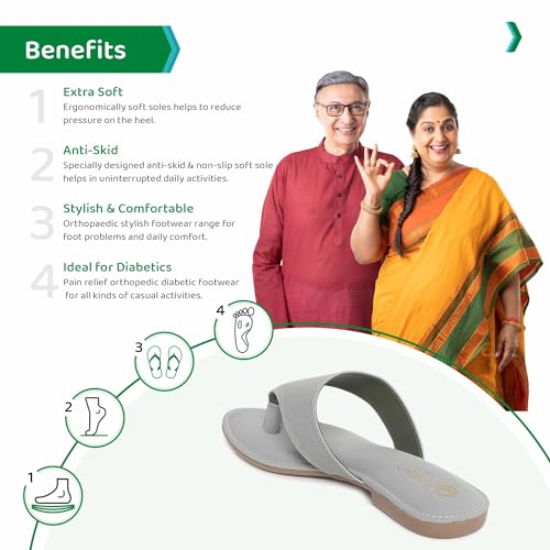 Image of ORTHO JOY Fancy doctor Sandals|| Stylish slippers for women