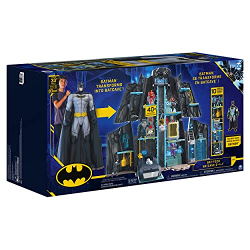 Bat-Tech Batcave géante transformable avec sons et ascenseur pour figurine Batman - 4