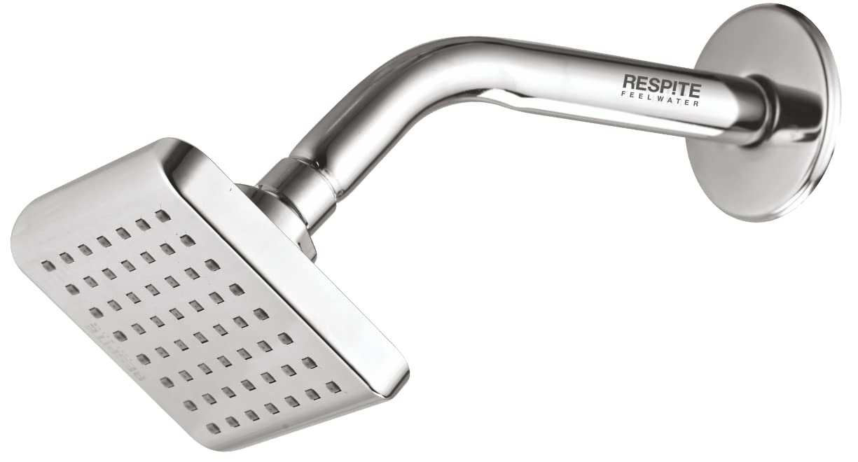 RESPTE 4"X4" ABS DREAM SHOWER WITH 7 INCH ARM (CHROM FINISH)