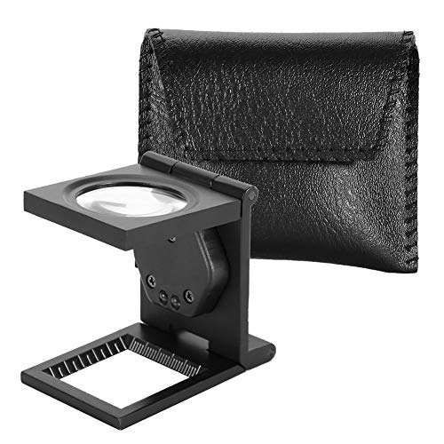 Magnifier Loupe-30X Lupa de bolsillo plegable Lupa portátil para reparación de computadora de teléfono Cover