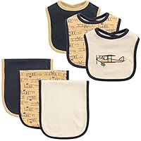 Algopix Similar Product 2 - Hudson Baby Unisex Baby Cotton Bib and
